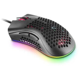 Mouse raton mars gaming optico usb 7 botones 32000ppp rgb negro